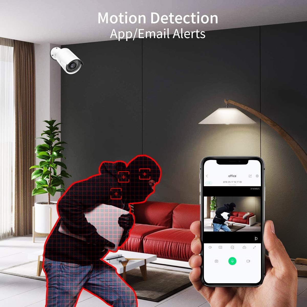 Lоwеѕt Prісе PoE Home Security Camera System, NexTrend 4pcs Wired 5MP Outdoor PoE IP Cameras 8 Channel NVR Security System Video Audio Surveillance Camera System with 1TB HDD for 24/7 Recording Plug and Play