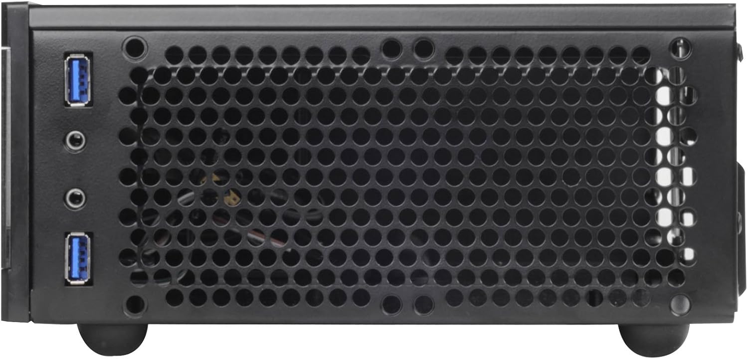 Silverstone 0.8mm Steel Body Tek Acrylic Front Panel for Mini-Itx Media Center/HTPC Case Cases ML05B-USA