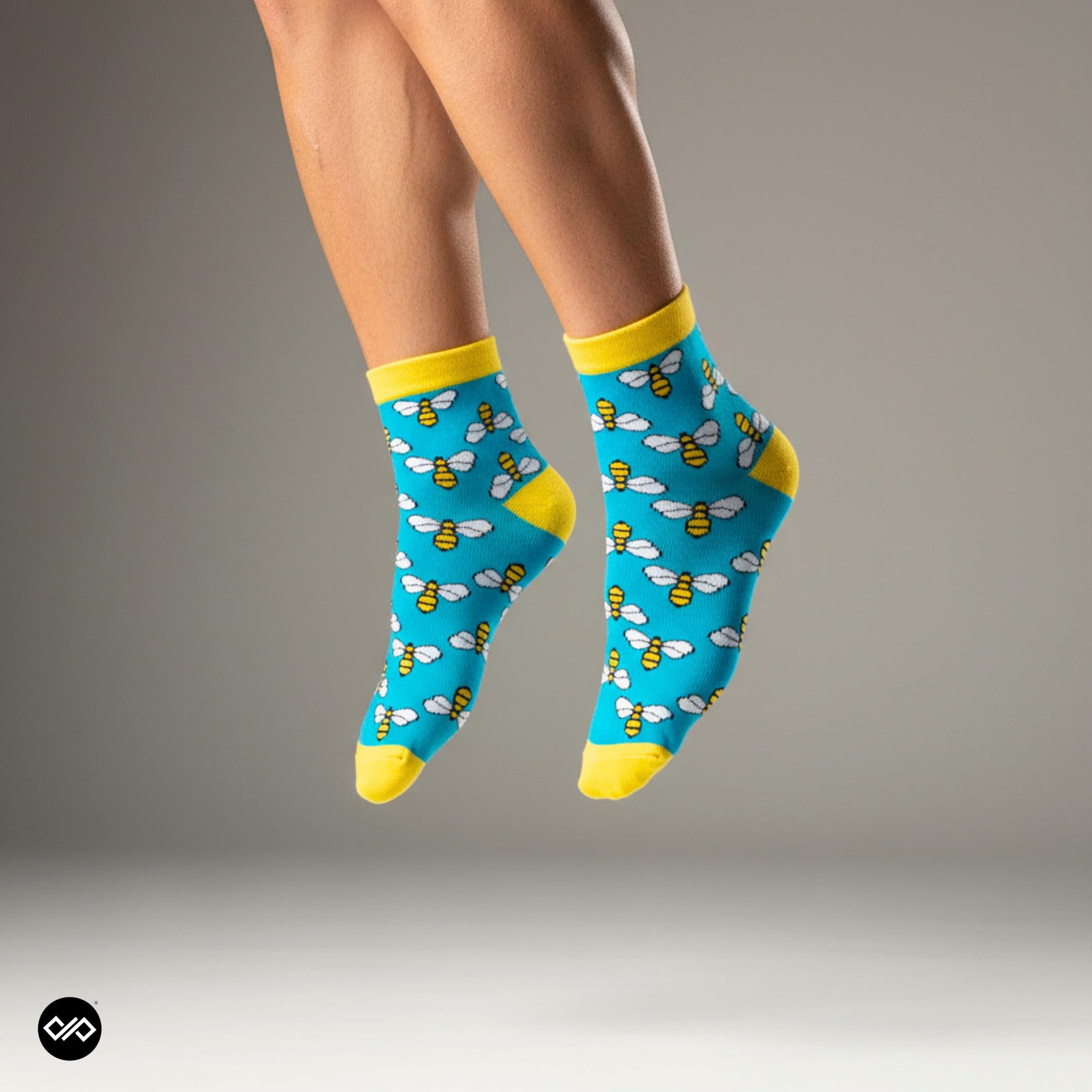 DYNAMOCKS Calcetines de algodón peinado para hombre y mujer (paquete de 6) (multicolor, talla única)
