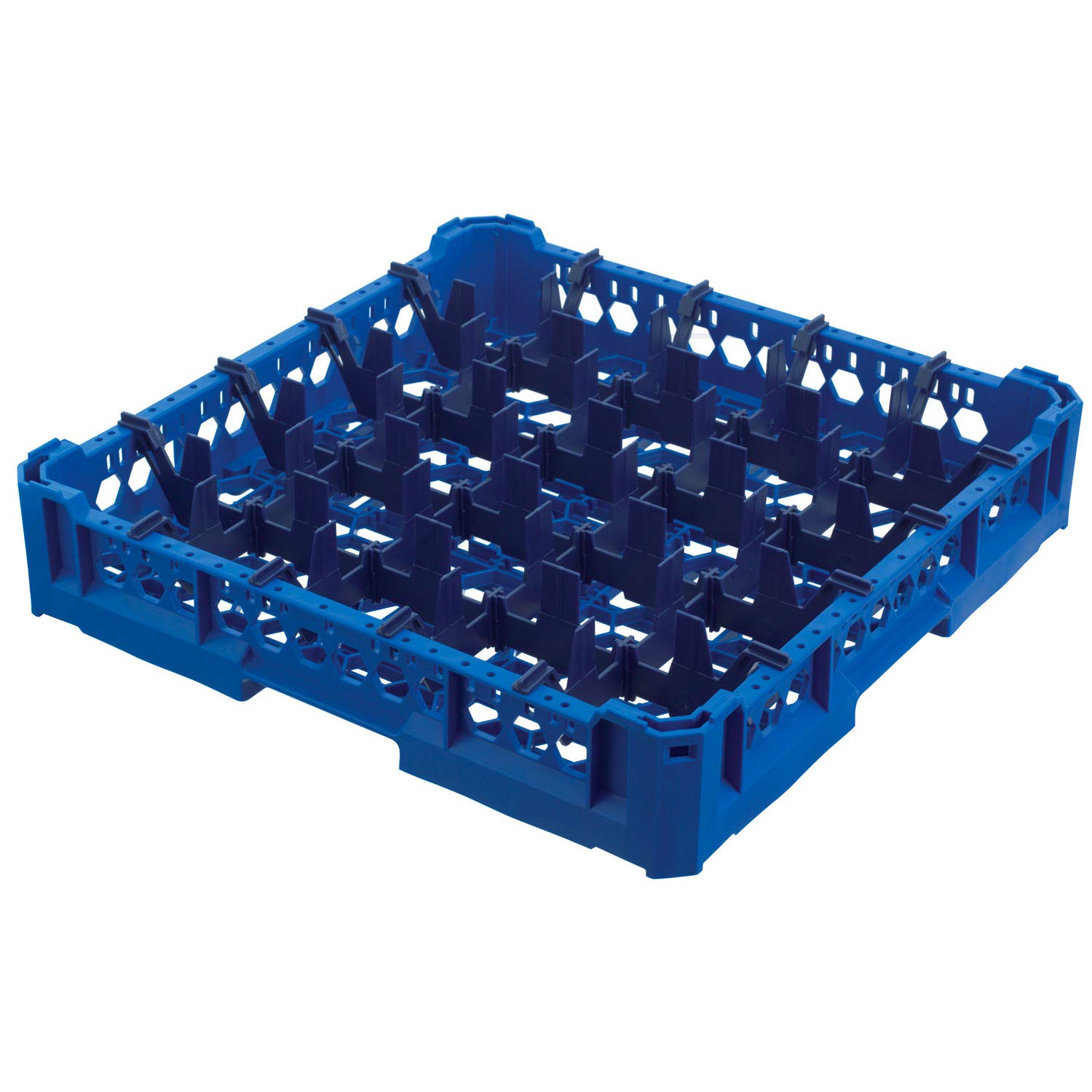 Piazza 210020 Lot de 2 casiers à verre en polyéthylène 25 compartiments Longueur 50 cm Largeur 50 cm Hauteur 65 mm