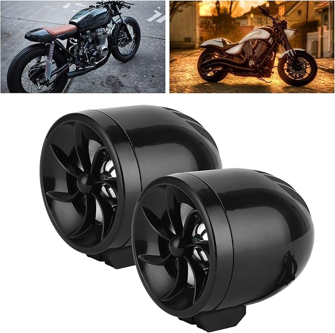 Parlante Amplificador para Moto con Efecto de Luz LED 12V miniatura 5
