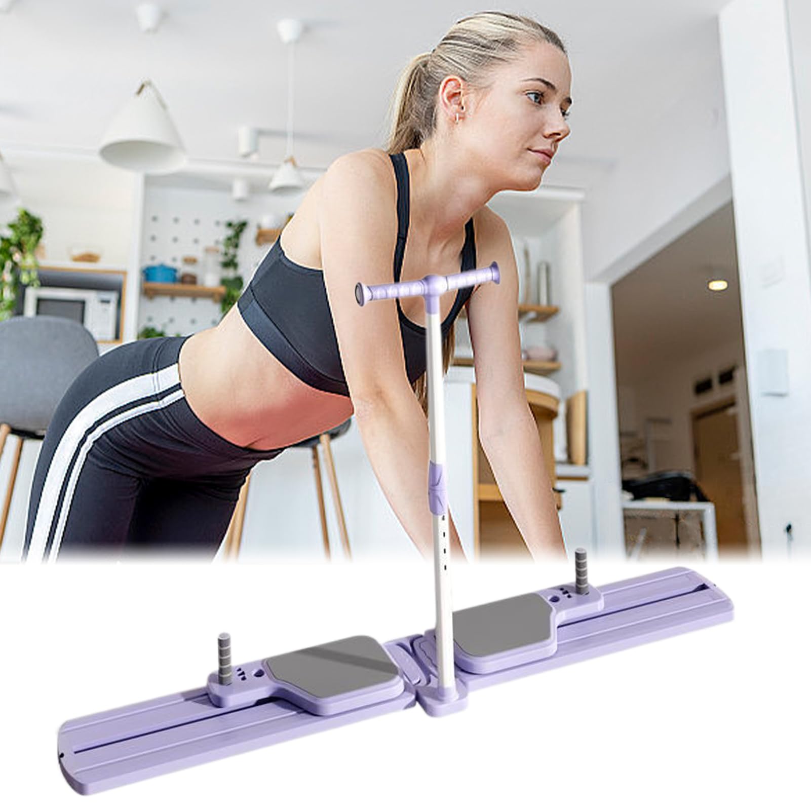 Ski Trainer, Bein-Kraft Split Trainer, Figurformung Cardio Fitnessgerät Für Home Gym Rehabilitation Pilates Studio Und Fitnesscenter
