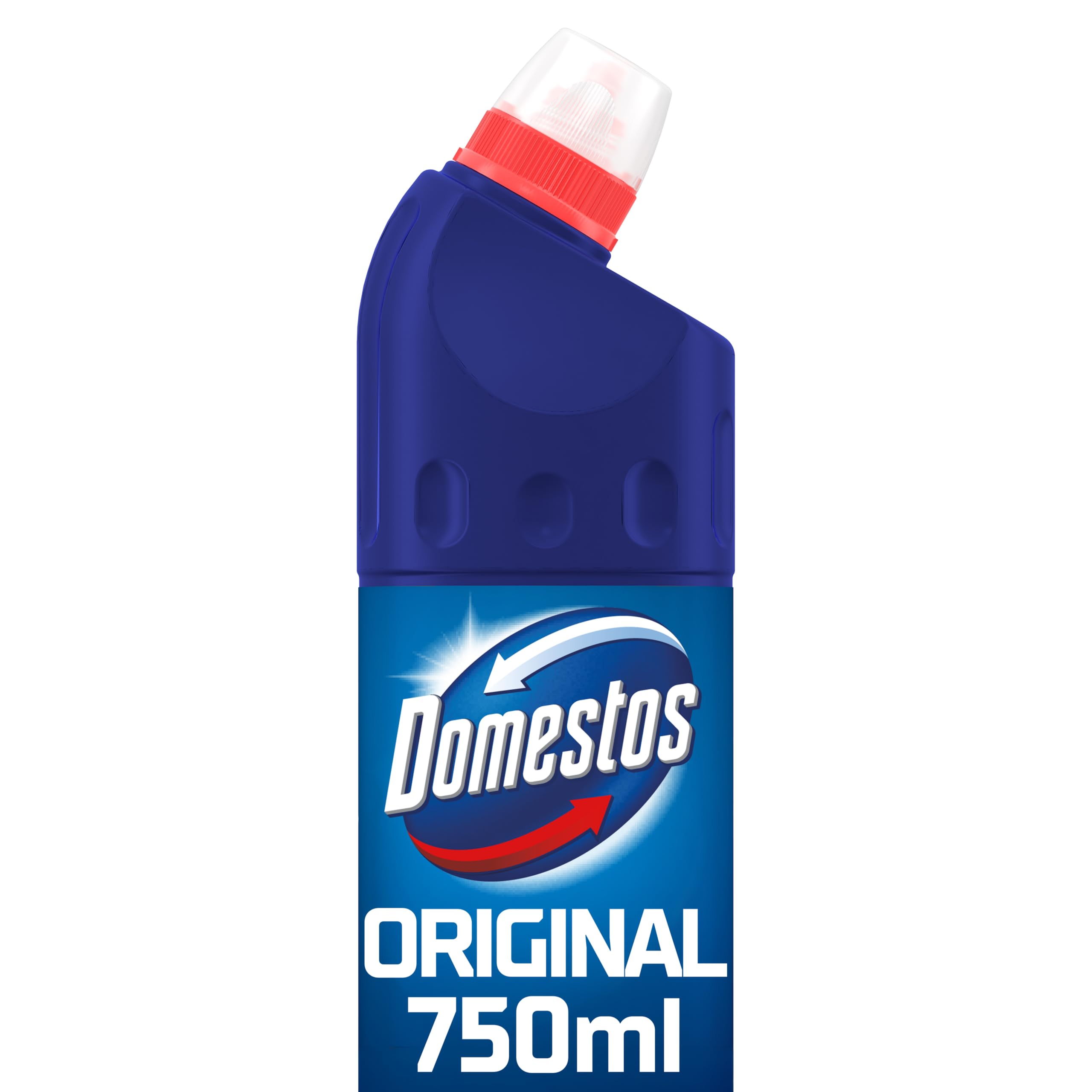 Domestos Original Thick Bleach disinfectant that eliminates 99.99% of bacteria and viruses* unstoppable strength 750 ml