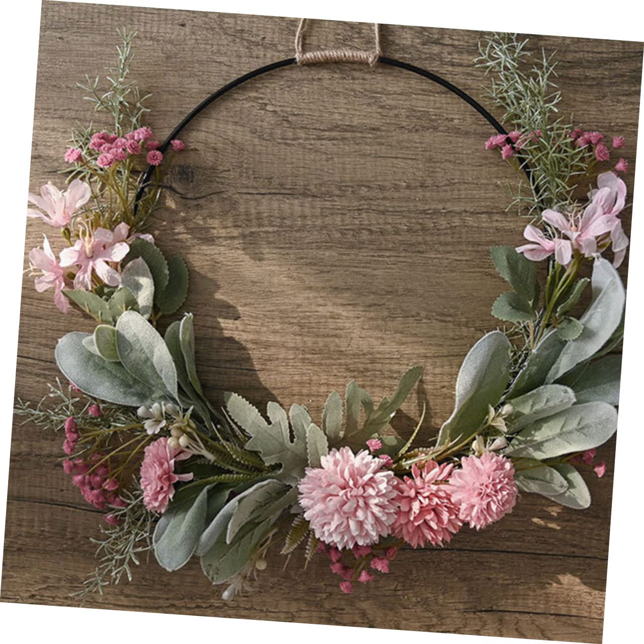 MAGICLULU Lot De 2 Couronnes De Printemps Artificielles À Suspendre pour Porte Dentrée avec Marguerites