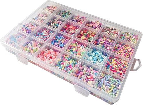 Miniatura 7 de Gránulos falsos de arcilla de frutas, rebanadas de arcilla, rebanadas de polímero, gránulos sintéticos, suministros de arte de uñas, kit de