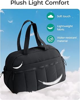 BAGSMART Duffle Bag for Travel, Gym Bag for Women, Weekender Carry on