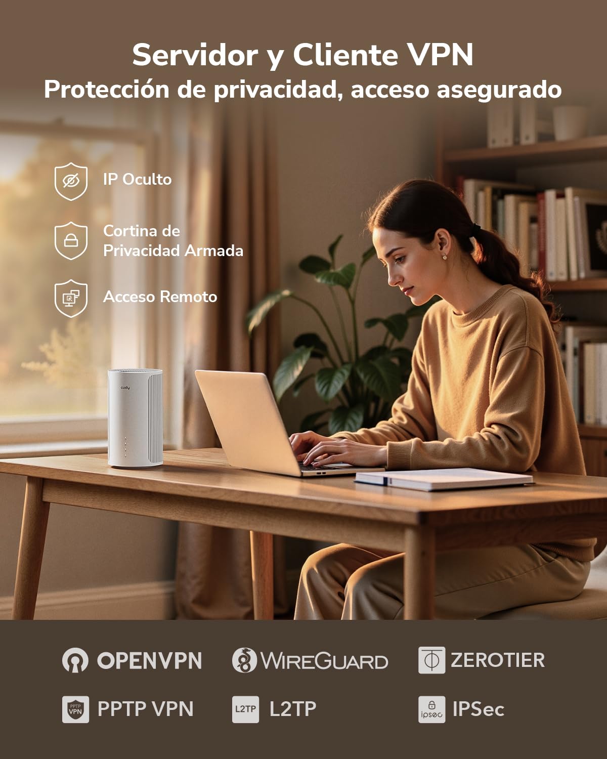 Cudy Tri-Band WiFi 7 BE11000 Sistema de malla 6 transmisiones 10 Gbps, 4 puertos 2.5G, MU-MIMO, Multi-VPN, Cudy APP, antenas inteligentes, M11000, paquete de 2