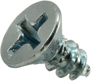 Hard-to-Find Fastener 014973474027 Phillips Flat Wood Screws, 8 x 3/8, Piece-100