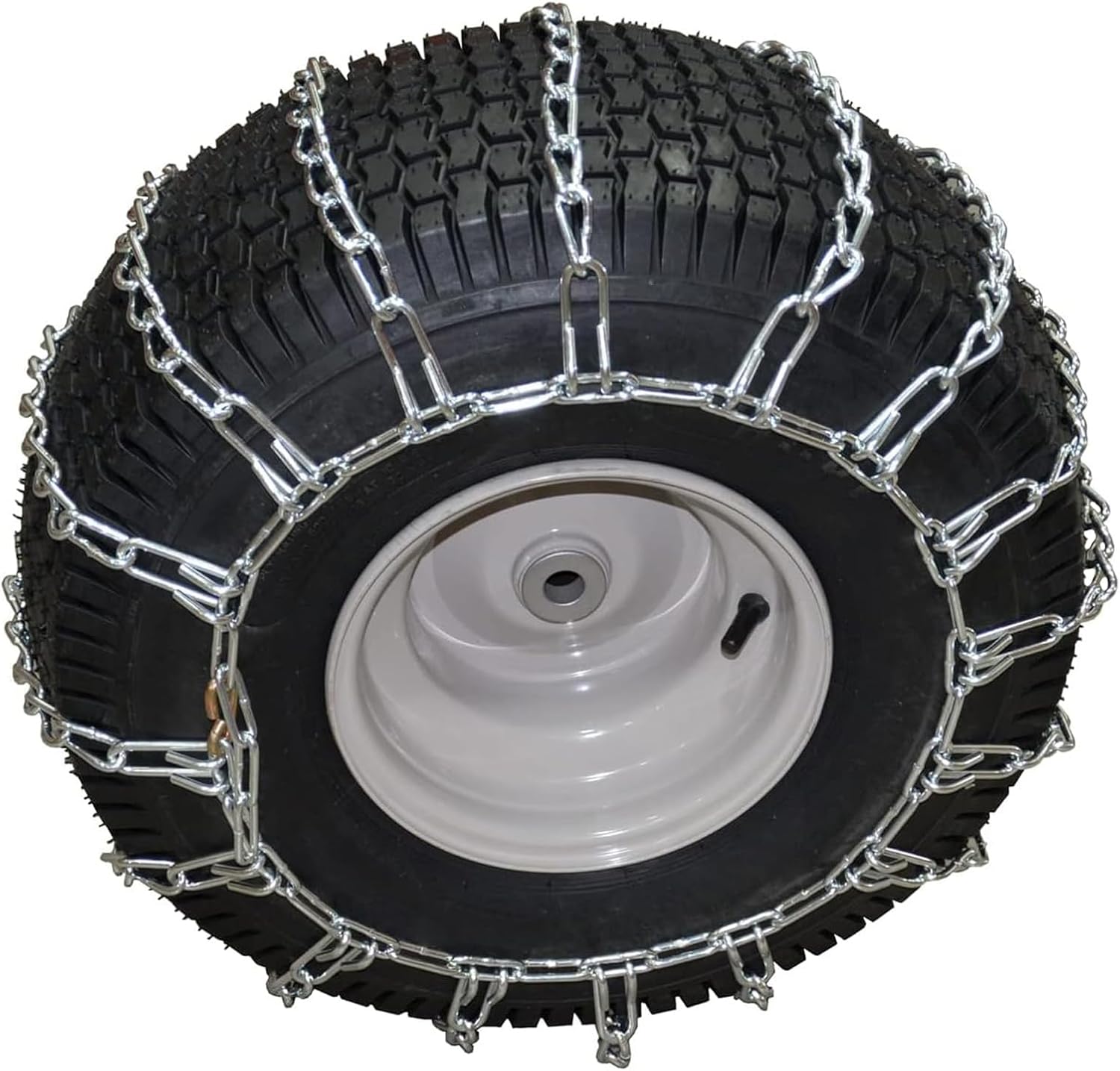 OakTen Set of Two Snow Tire Chains for Lawn Tractor Snowblowers Repl Husqvarna 954 05 02-03, 954050203 (20"x8.00"x8")