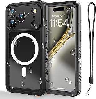 【CellBeat】 iPhone 17 Pro ケース 防水 【IP68認証 & MIL規格耐衝撃|超強力MagSafe対応】 IP68完全防水・防塵 MIL-STD-810H耐衝撃 360°全面保護 強力N52マグネット 水中撮影可能 スマホ 防水ケース お風呂・アウトドア・車載ホルダー対応 6.3インチ用