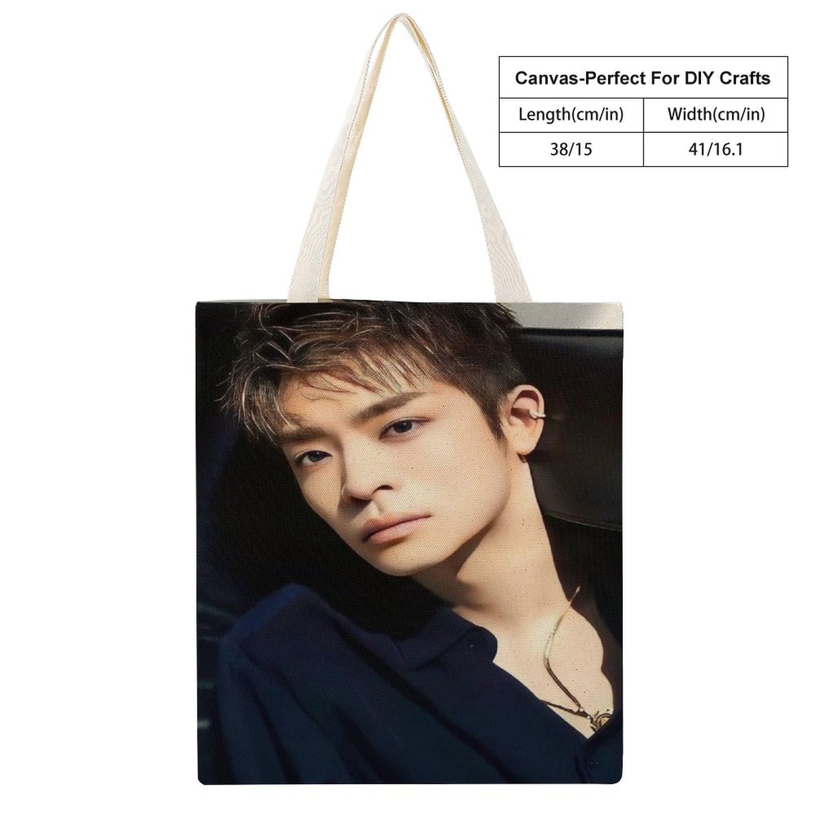 Amazon.co.jp: Number_i Yuta Kishi Tote Bag, Large Capacity
