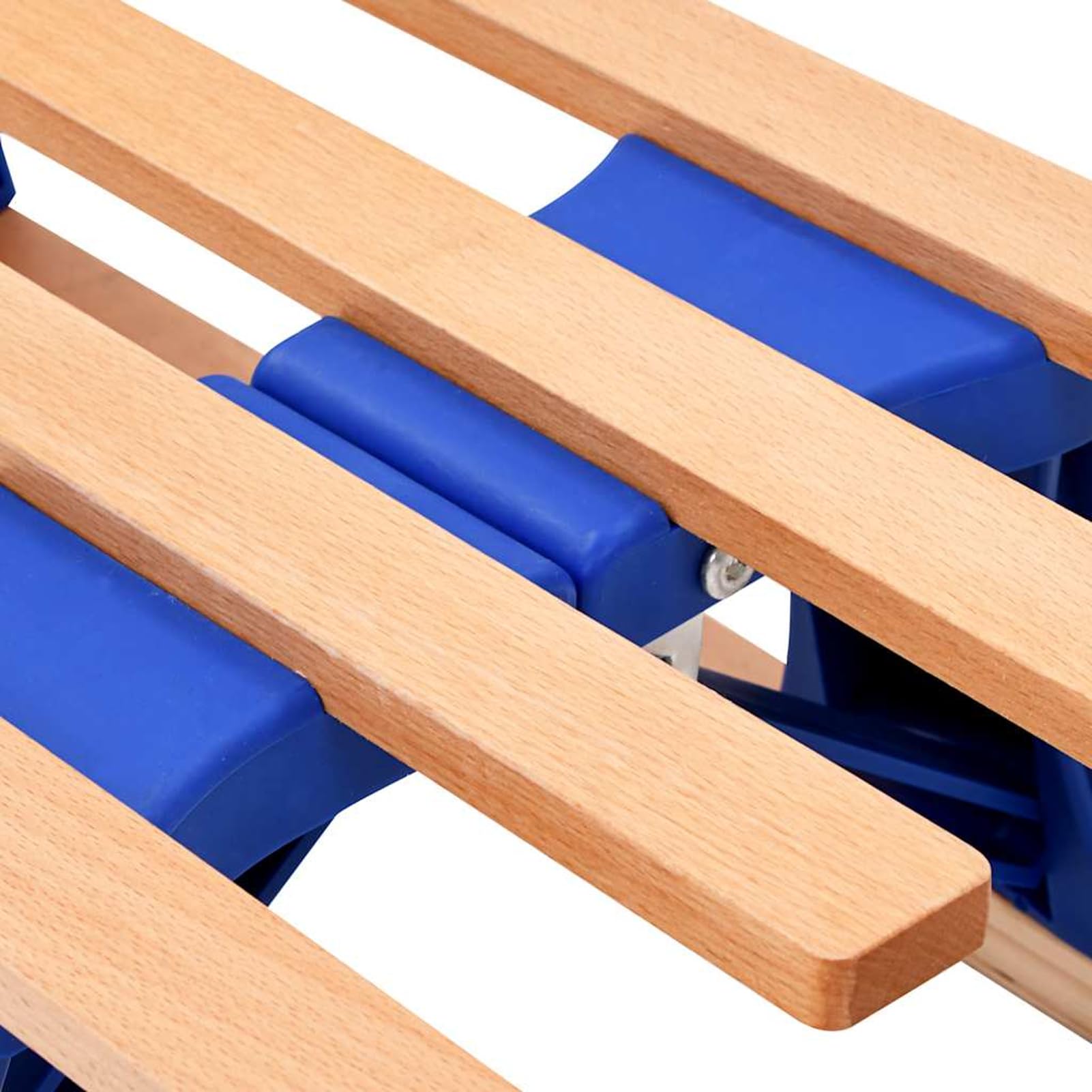 Gecheer Slittino da neve pieghevole in legno, con schienale, 119 cm, leggero e resistente, con blocco di sicurezza e guide in metallo, per famiglie e appassionati di sport invernali