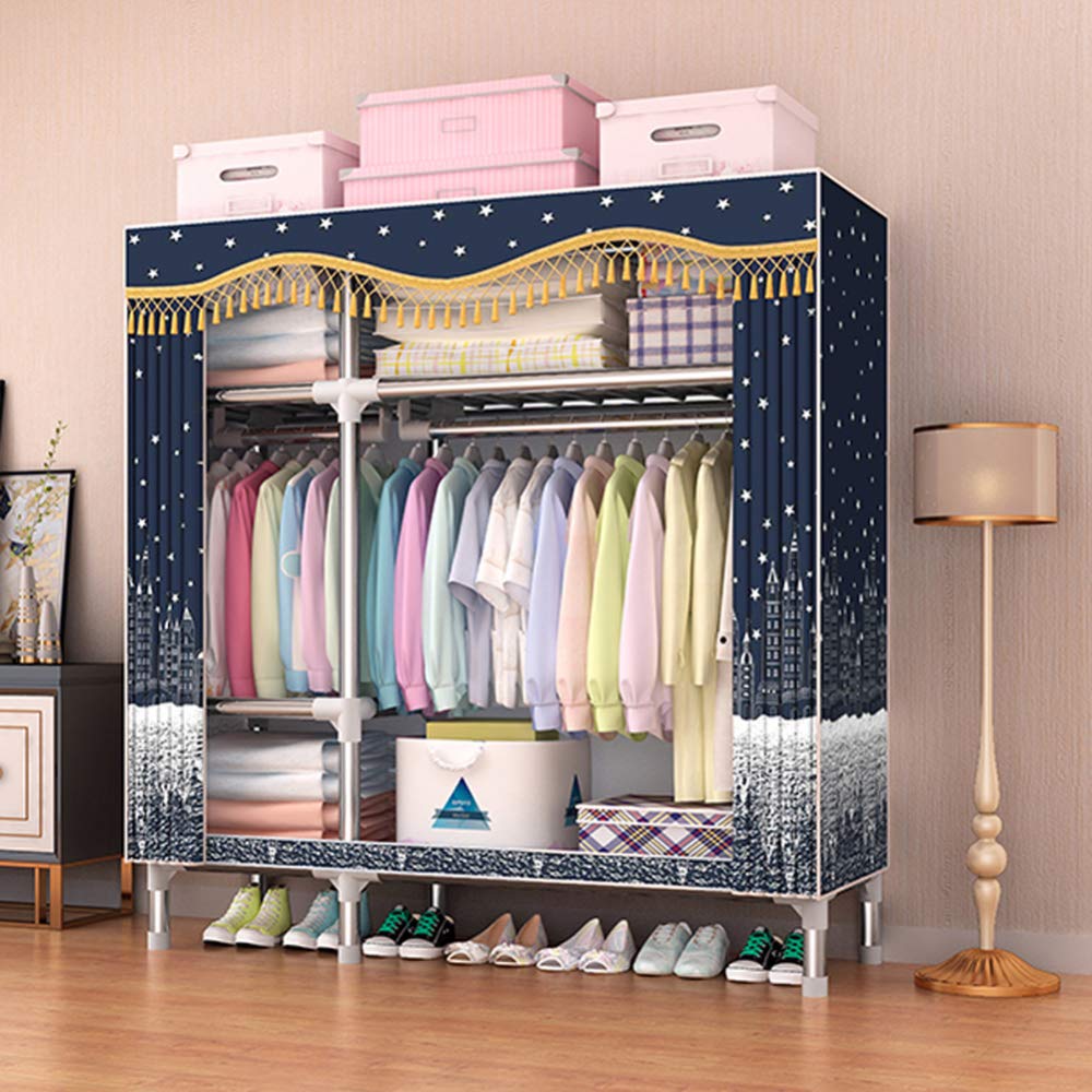 Garde-robe en tissu amovible idéale pour optimiser le dortoir estudiantin
