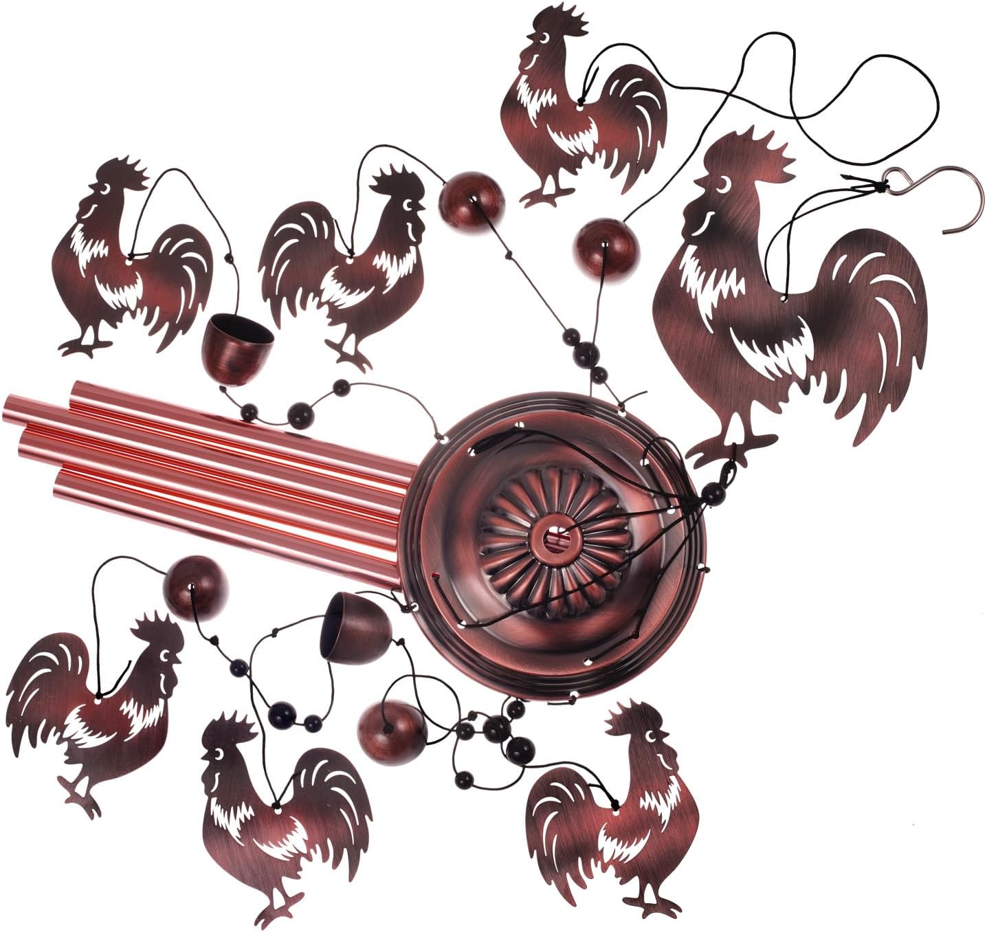 Chicken Wind Chimes for Garden, Home, Balcony, Yard, Outdoor Decoration, Gift Wind Bells, Memorial Wind Chime, Chicks Wind Catcher, Blessing WindChimes Gifts for Mom, Grandma, Family, Women, Friends