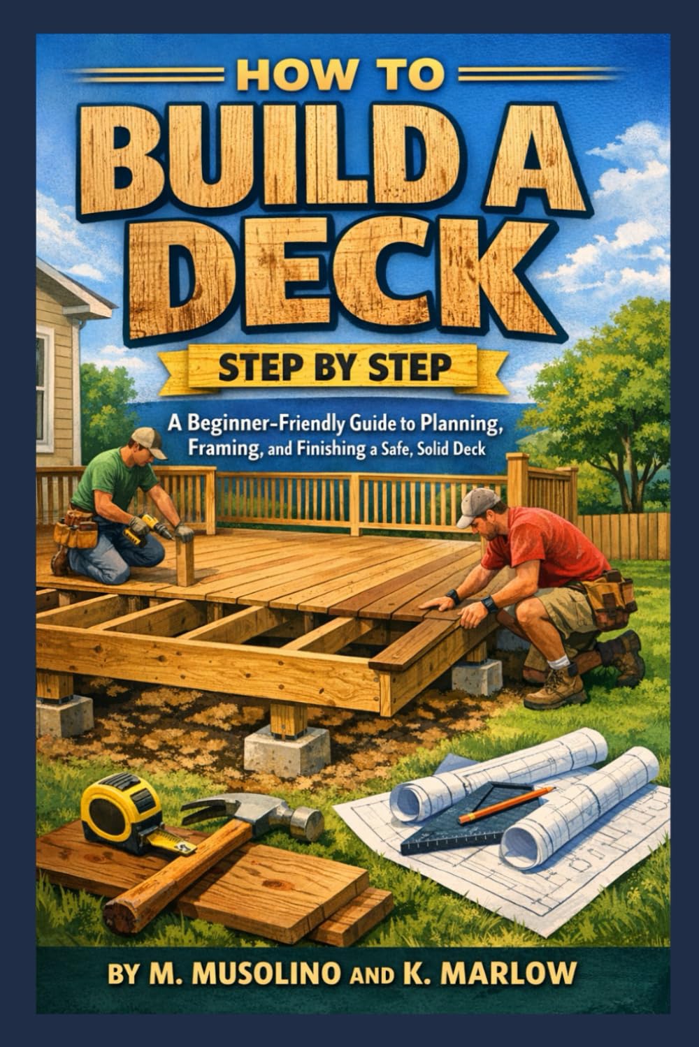 How to Build a Deck Step by Step: A Beginner-Friendly Guide to Planning, Framing, and Finishing a Safe, Solid Deck (Ask Kai : DIY series)