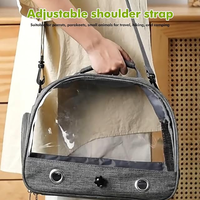 Foto 6 de 8 de Bolsa de Transporte para Pájaros con Barra de Pie y Bandeja de Acero Inoxidable