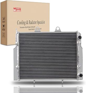 3 Row Aluminum Radiator OEM Replacement for 2007-2017 Polaris RZR 570/800/800S EFI 1240319 1240444 08 09 10 11 12 13 14 15 16 1