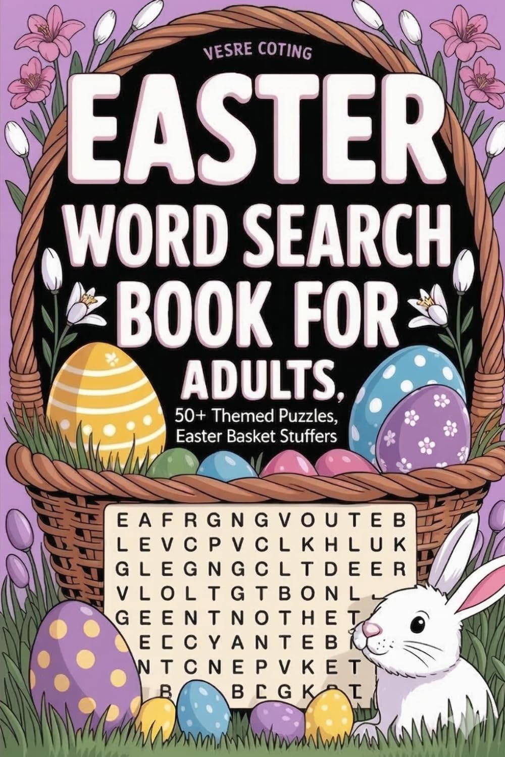 Easter Word Search Book for Adults: 50+ Themed Puzzles, Easter Basket Stuffers: Clever Activity Companion for Grown-Ups with Egg Hunt Theme and No Fuss