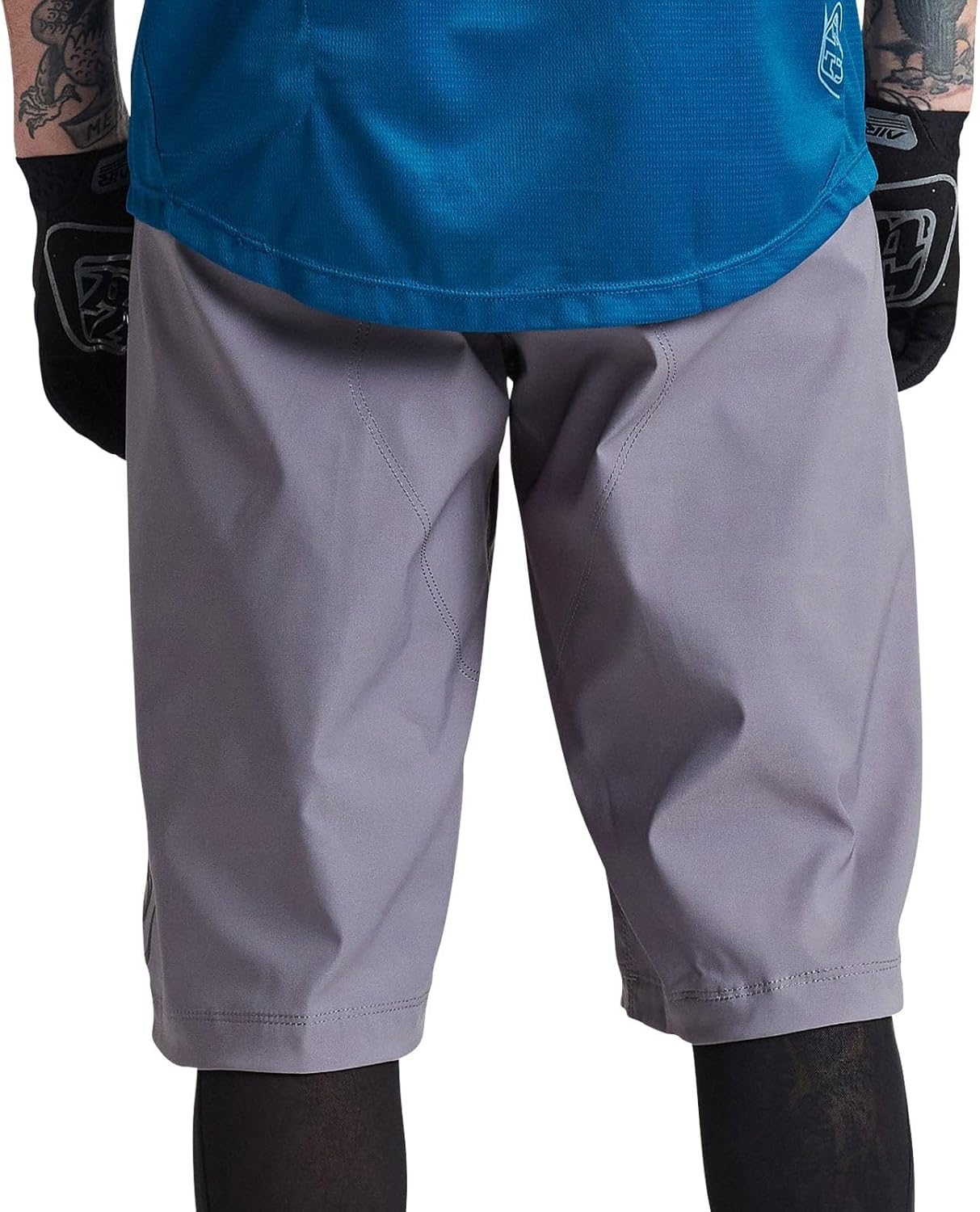 Troy Lee Designs Flowline Adult Mountain Bike Short W/Liner, Solid, Charcoal, 36