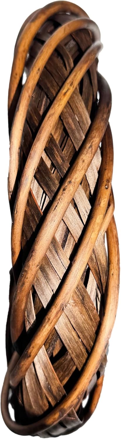 Ashland Natural Willow Wreath, Hand-Woven Rustic DIY Craft Base, Brown, 18", 1-Pack