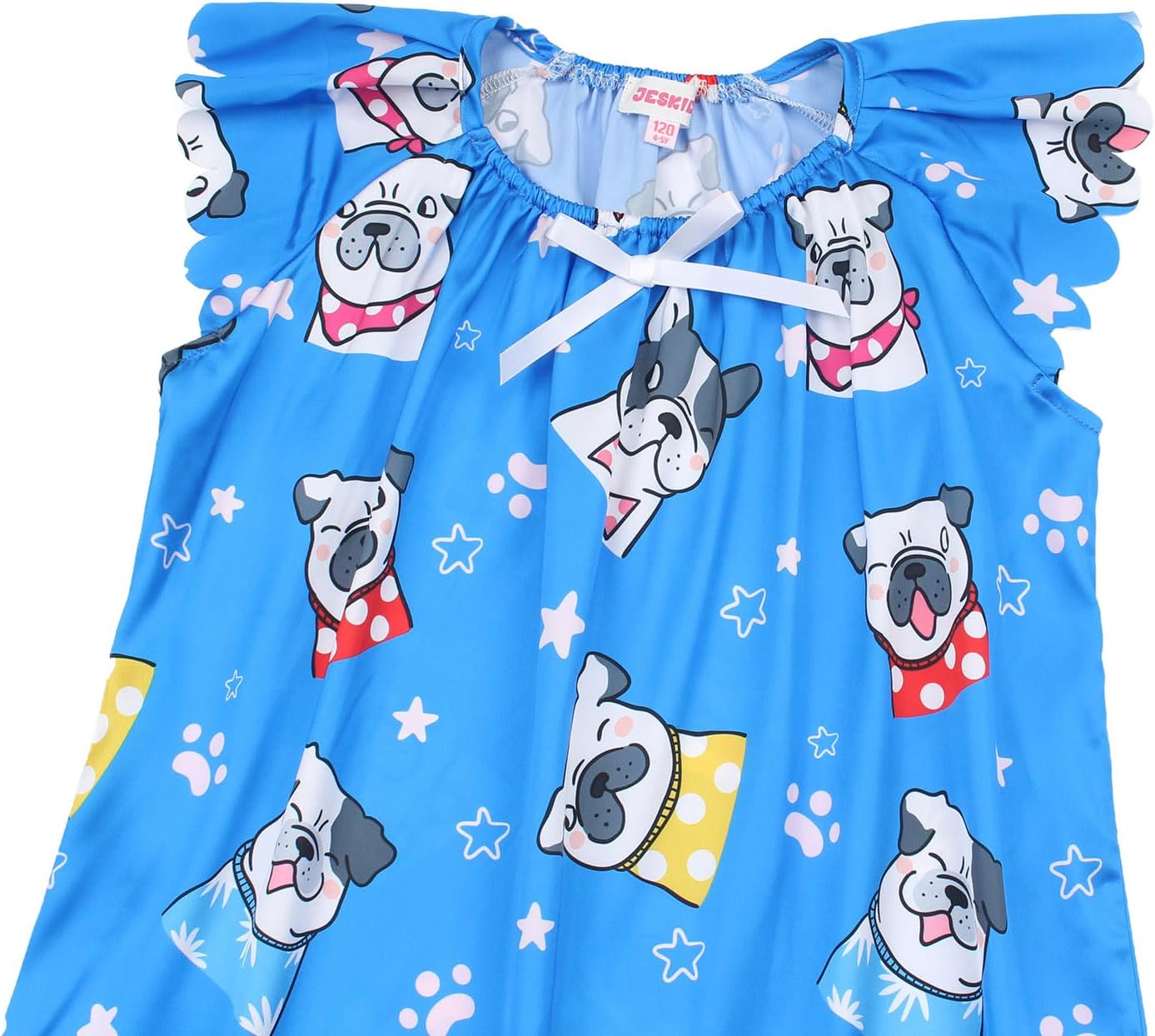 JESKIDS Girls Satin Nightgowns Silk Nightdress Pajama Clothes - Image 3