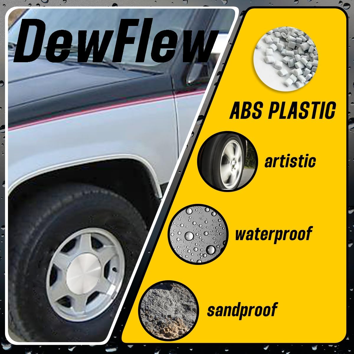 1Pc Wheel Center Cap for GMC and Chevrolet Silverado Suburban 1992-1999 Wheel Rim 190mm(7.48in) Silver Hub Cap Wheel Cover, Replacement 15650043 15650045