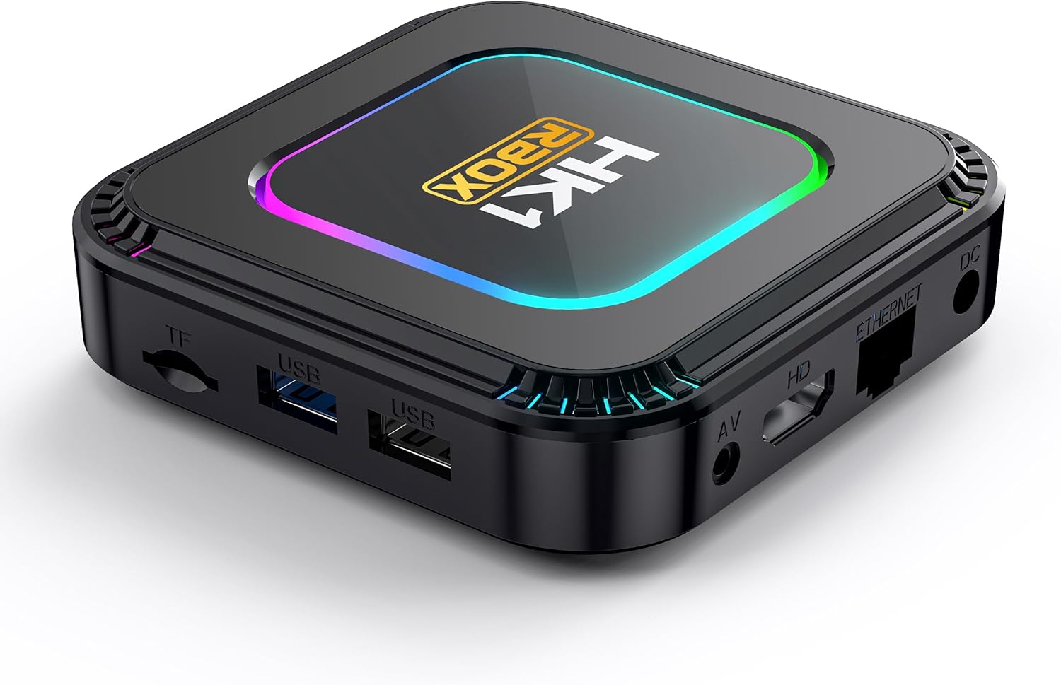 Android 13.0 HK1 Box K8 4GB RAM 64GB ROM Support Dual-WiFi 5G 2.4G WiFi BT 5.0 RK3528 Quad- Core 3D 6K Ethernet LAN 100M