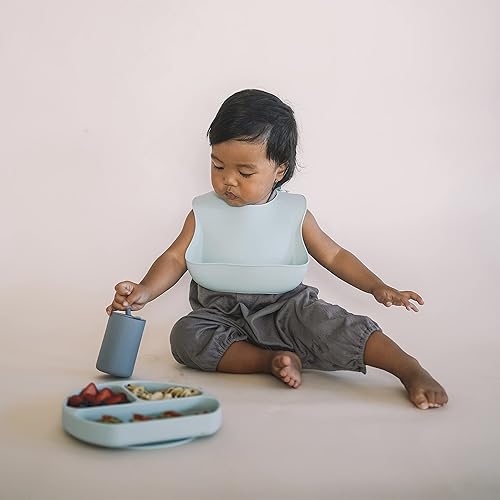 Miniatura 2 de AVA  OLIVER Silicone Bib Set - Adjustable Waterproof Bibs - Set of 2