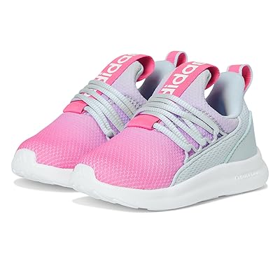 adidas Kids Lite Racer Adapt 7.0 Shoes (Toddler) Kids Shoes Blue/Lucid Pink/White