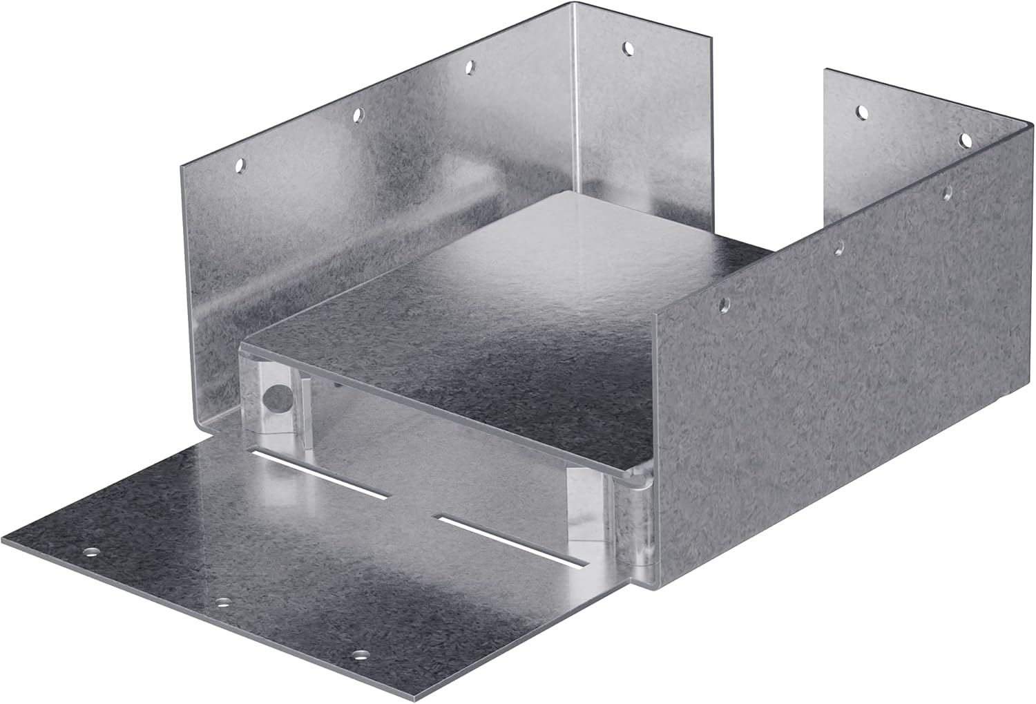 Simpson Strong Tie ABW66RZ ZMAX Galvanized 12-Gauge 6x6 Rough Adjustable Post Base 10-per Box