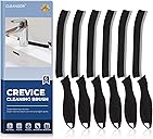 Crevice Cleaning Brushes, Cleaner Scrub Brush Tool for Hard to Reach Tight Space, Home Essentials, Cleaning Supplies for Shower, Bathroom, Kitchen, Toilet, Window
