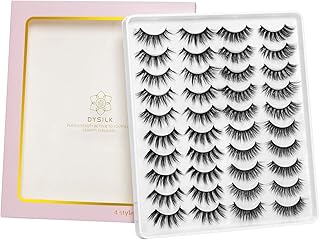 DYSILK - 20 pares de pestañas postizas 6D de ...