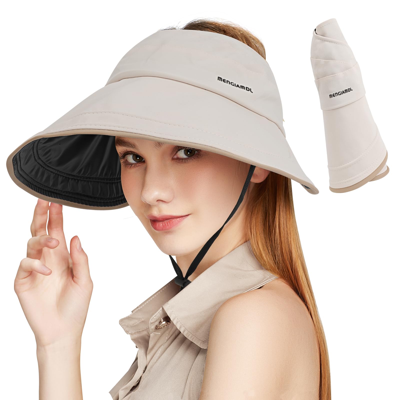 Estate Casual Vuoto Top Cappelli Da Sole Portatile Ampia Tesa Larga Berretto Di Paglia Protezione UV Visiere Pieghevoli Donna Ragazza Parasole Cappello Da Spiaggia