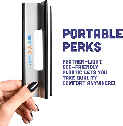 Miniatura 7 de Steepy Soporte portátil para computadora portátil para escritorio, altura ajustable y soporte portátil para laptop, soporte ergonómico para