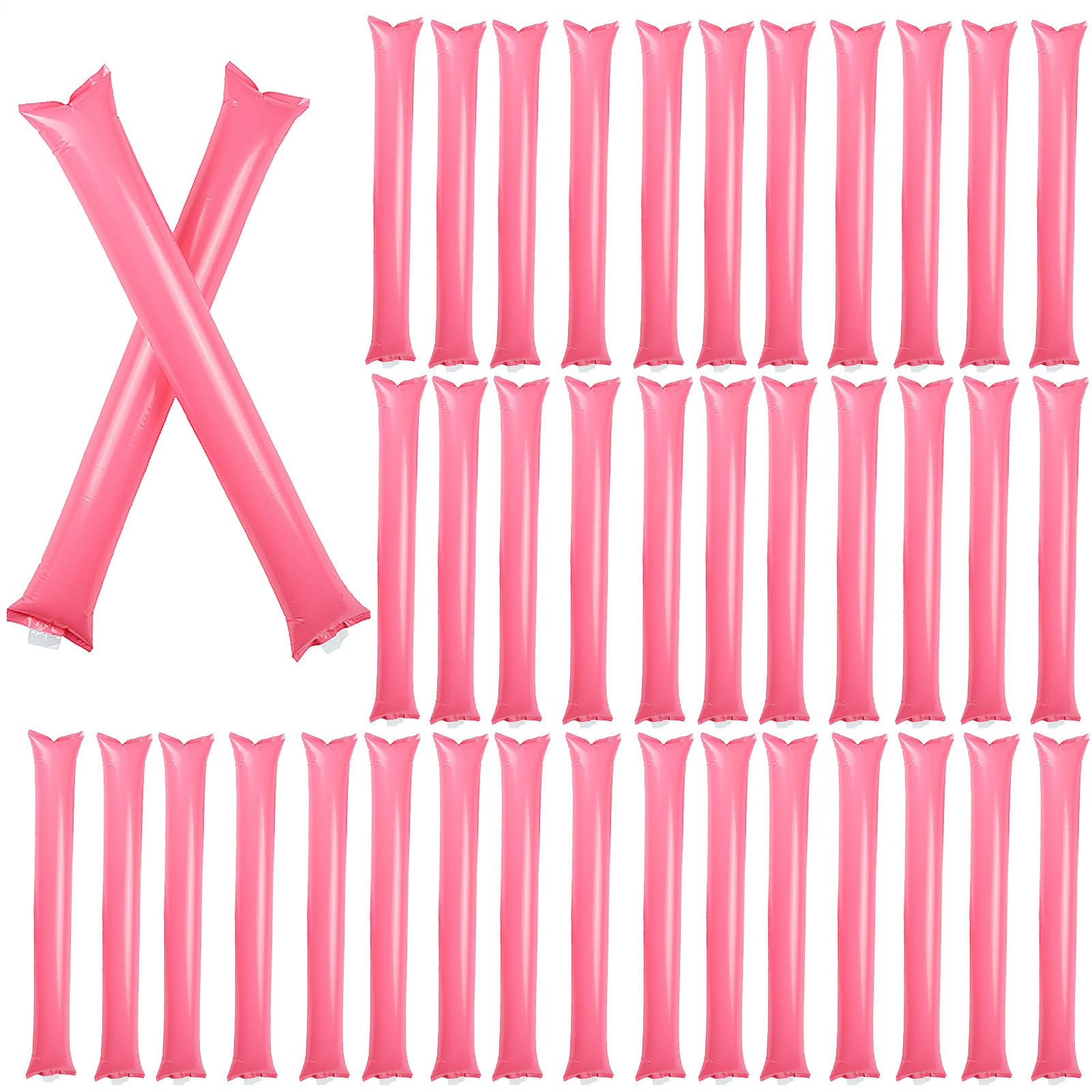 Cheering Sticks - Bang Noise Makers | Boom Sticks Party Supplies, 40 Pieces, Colorful Cheer Up Toys, Inflatable Poles, Lightweight Party Favors, Party for Sporting Events, Parties, Celebrations