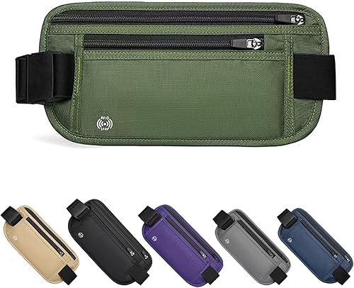 Miniatura 10 de Cinturón de dinero oculto, Negro1, Negro2 Negro1,Caqui,Gris,Verde,Púrpura,Azul,Negro2,Marrón,BC-Gris,Rosa,Marfil