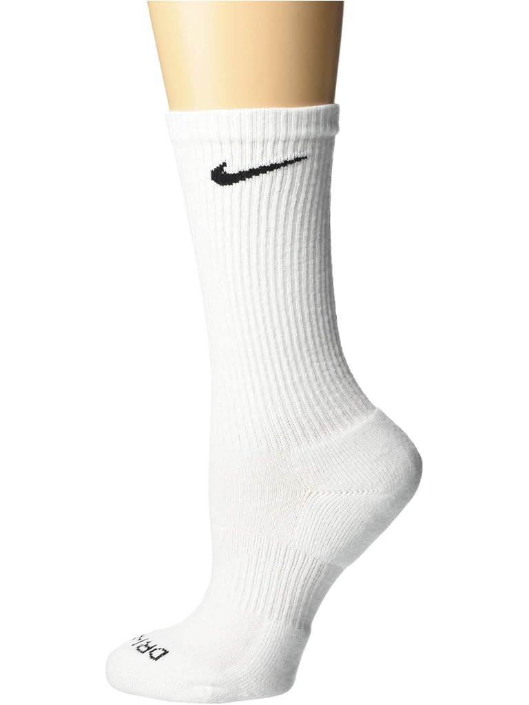 Black Nike Everyday Plus Cushion Crew Socks 3-Pair Pack
