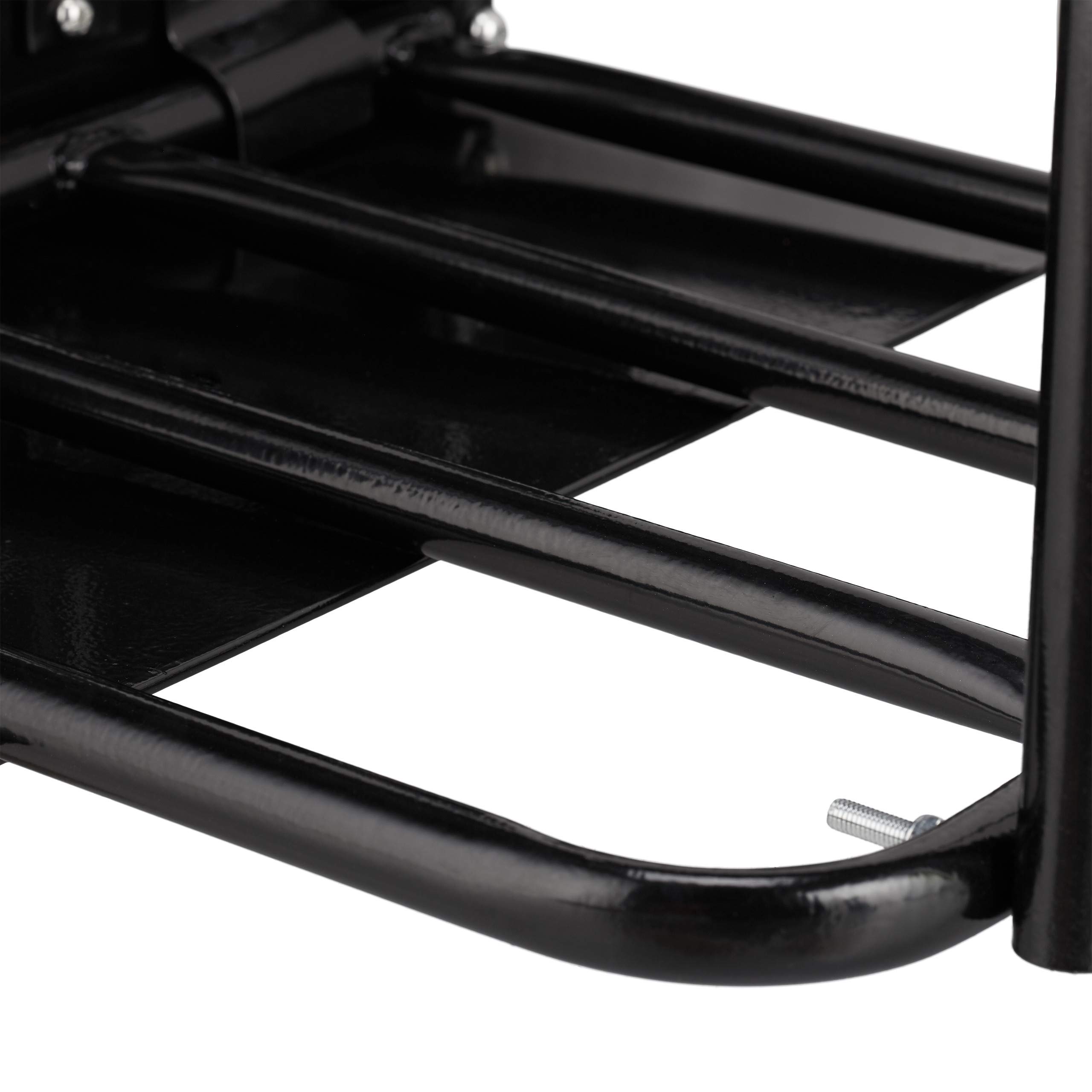 Relaxdays Carrello XL per Legna, in Metallo, con 2 Ruote Grandi, Fino a 200 kg, per il Trasporto e lo Stoccaggio, Nero