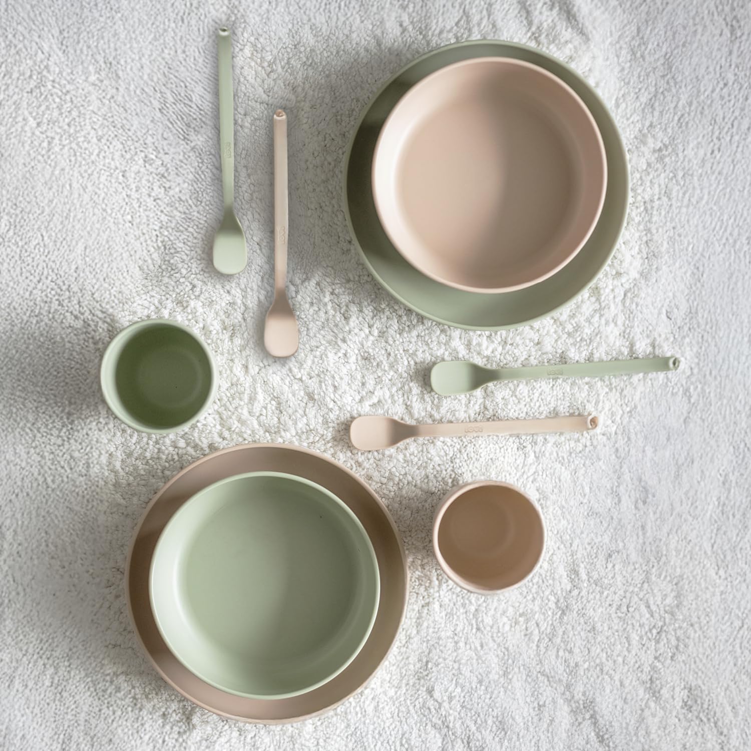 Difrax LOVI - Primeras cucharas de alimentación para bebé, 2 piezas - Rosa - Ergonómicas, fáciles de sostener y perfectas para comenzar los alimentos sólidos de forma segura