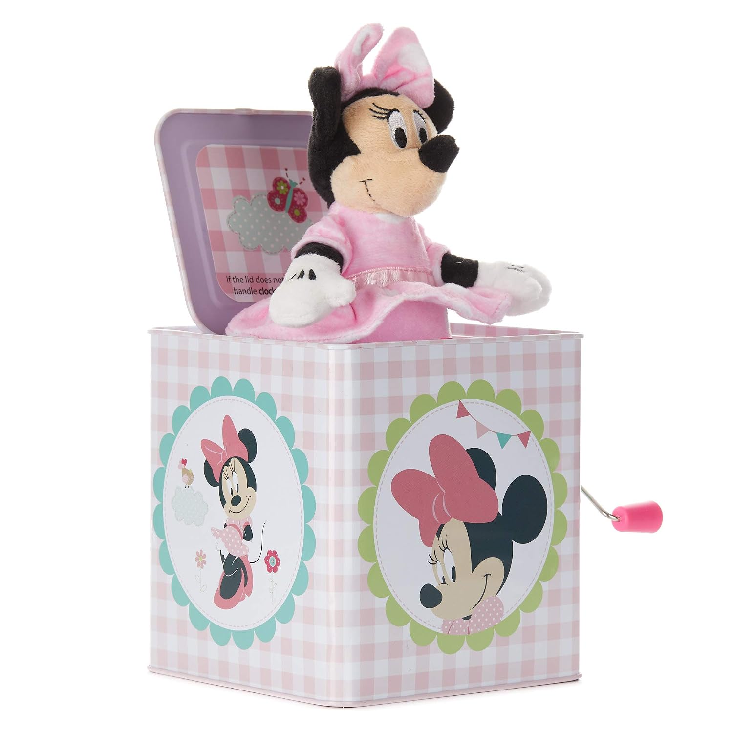 KIDS PREFERRED Baby Minnie Mouse Jack-in-The-Box - Musical Toy for Babies Original Version