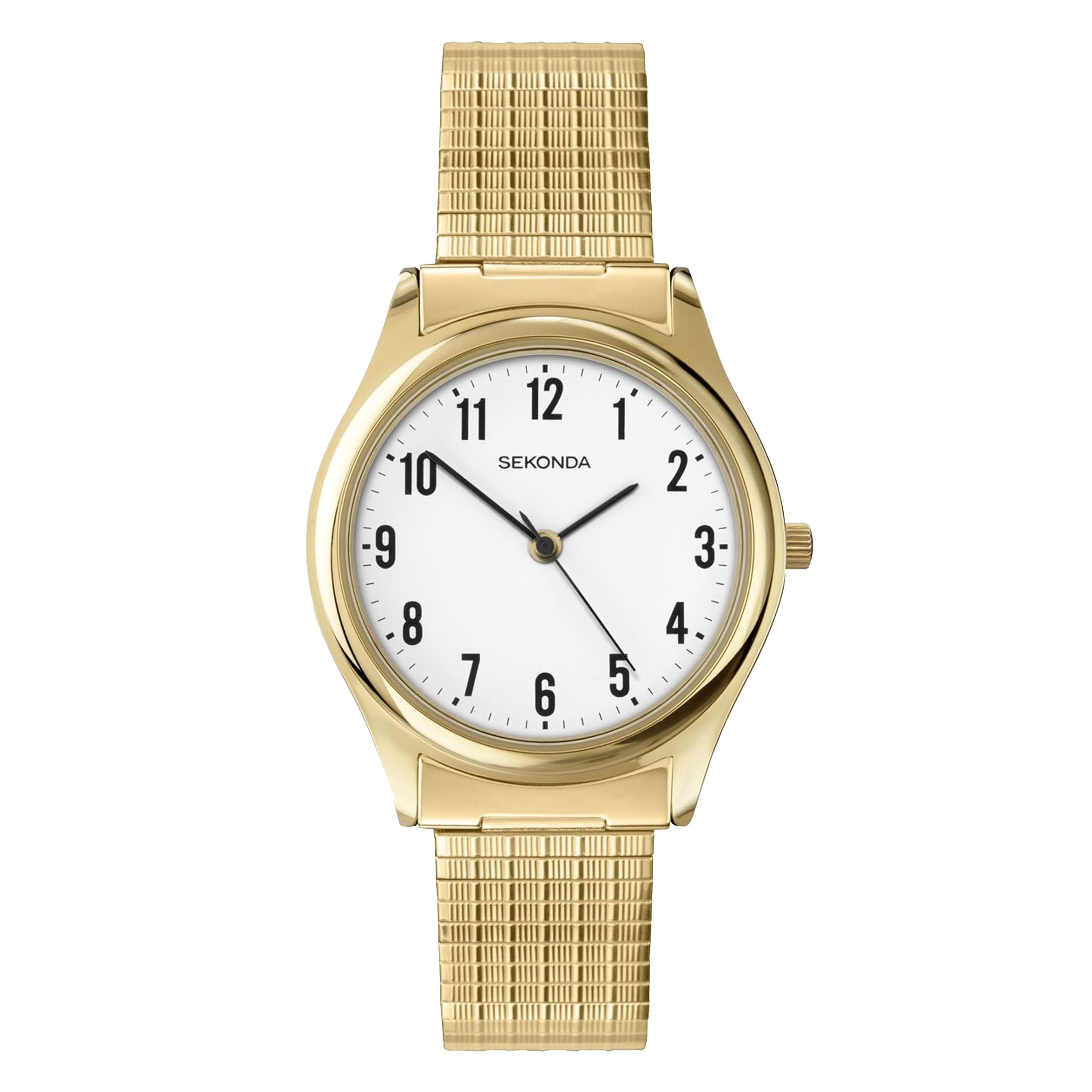 Sekonda Model 3752.27 Gents Gold Plated Analogue Expander Watch