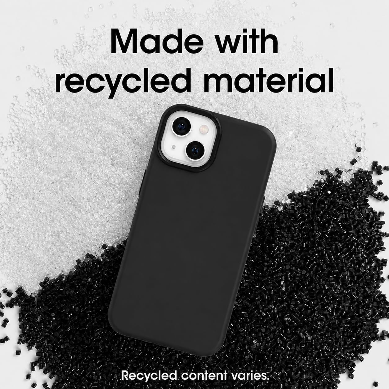 OtterBox iPhone 13 (ONLY) Prefix Series Case - Black, Ultra-Thin, Pocket-Friendly, Raised Edges Protect Camera & Screen, Wireless Charging Compatible - Non-Retail Packaging
