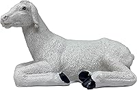 Vista 5 de Cannan Belén de Navidad 4 Pcs Set Camel, Mula, Vaca y Cordero Animalitos para Nacimiento