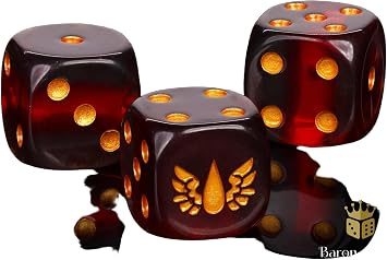 Blood Curse Dice x50 Dice/Square Corner