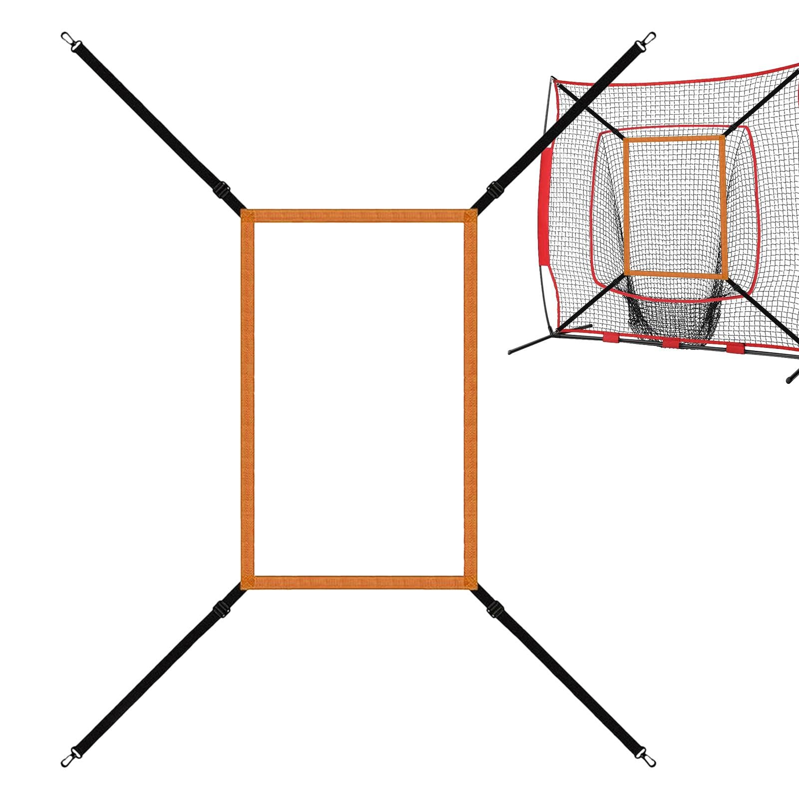 Strike Zone Cible de Baseball Réglable | Filet d'Entraînement pour Frapper, Attraper et Lancer