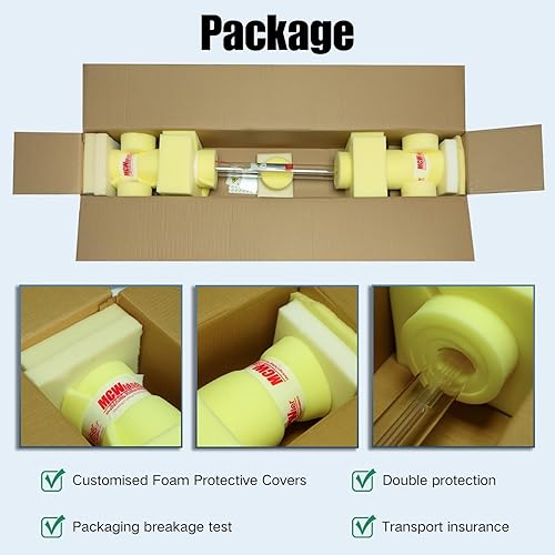 Miniatura 6 de MCWlaser Tubo láser de 40 W 27.559 in de longitud 1.969 in de diámetro para la cortadora del grabador del laser del CO2