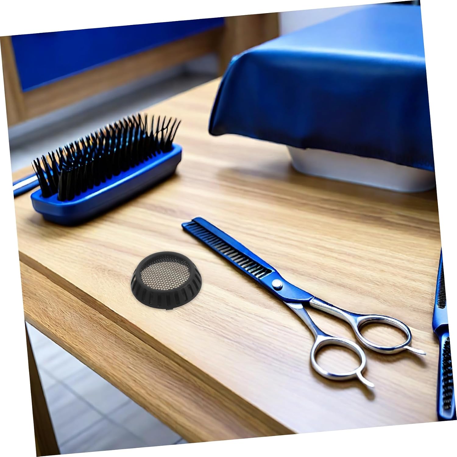 BESTYASH Hair Dryer Rear Filter Replacement Cover with Nylon Mesh for Motor Protection and Easy Maintenance Compatible with Hair Dryer for Salons and Barber Shops