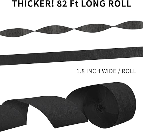 Miniatura 2 de Rollo de papel crepé para decoración de cumpleaños, boda, festival, graduación, colorido fondo de fiesta de Candyland, suministros de bricolaje,