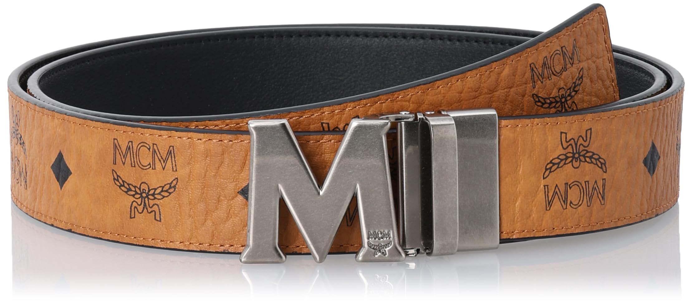 【新品未使用】MCMベルト MXB AAMM01 CO001 Men's Designer Leather Belts | MCM® US