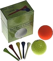 Vista 8 de Tee Box Chaos Juego de cartas de golf, 18 hoyos de diversión, tarjetas de golf impermeables para golfistas, regalos de golf para hombres, accesorios